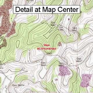  USGS Topographic Quadrangle Map   Sligo, Pennsylvania 