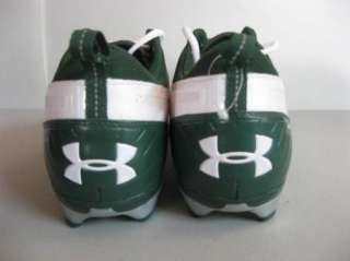   ARMOUR Proto Speed Low White Green American Football Cleats 14  