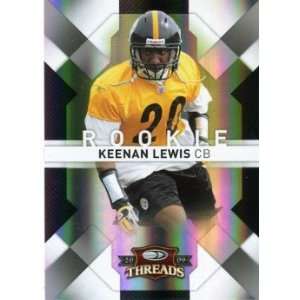 Keenan Lewis Pittsburgh Steelers 2009 Donruss Threads Silver Holofoil 