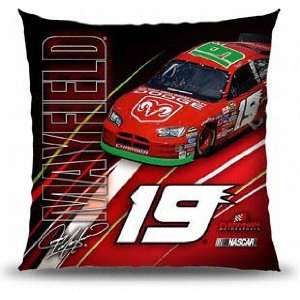  Jeremy Mayfield Sublimation 18x18 Toss Pillow #19 Sports 