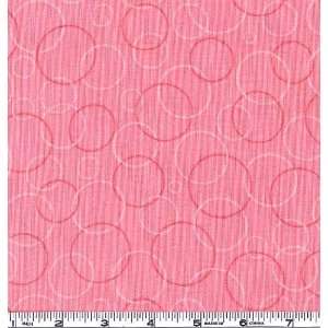  45 Wide Tiddlywinks Bubbles Teaberry Fabric By The Yard 