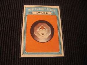 1972 TOPPS #622 MOST VALUABLE PLAYER MVP AWARD NM/MT  