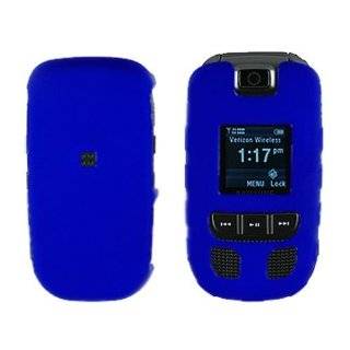 Samsung Convoy U640 Cell Phone Rubber Feel Dark Blue Protective Case 