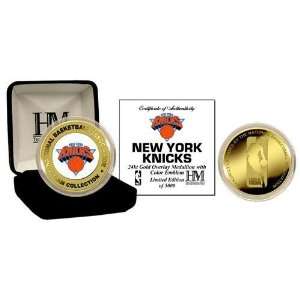  New York Knicks 24Kt Gold And Color Team Logo Coin Sports 