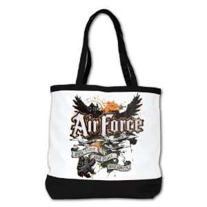  Shoulder Bag Purse (2 Sided) Black Air Force US Grunge Any 