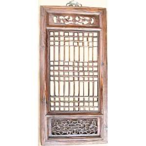  Chinese Antique Window Panel, Artfully detailed.