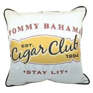  Tommy Bahama Cigar Club 1994 Decorative Pillow