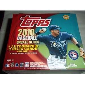    2010 Topps Baseball Update Hobby Jumbo Box 