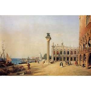 FRAMED oil paintings   Jean Baptiste Corot   24 x 16 inches   Venice 