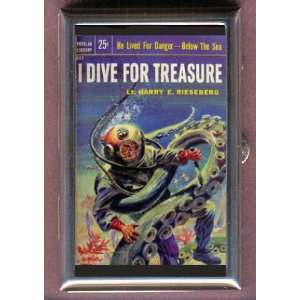  DIVE FOR TREASURE SEA CREATURE Coin, Mint or Pill Box Made in USA 