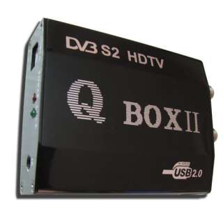 DVB S2 tuner Qbox II HD Satellite USB box H.264 Mpeg4  