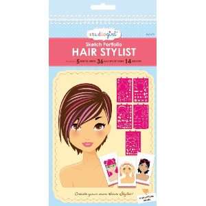  Studio Girl Sketch Portfolio Kit Hair Stylist Beauty