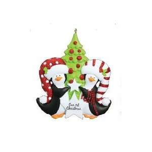  2188 Penguin Couple 1st Christmas Personalized Christmas 