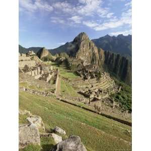 Ruins of Inca City, Machu Picchu, Unesco World Heritage Site, Urubamba 
