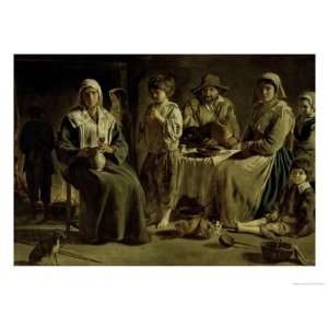  Family of Peasants Giclee Poster Print by Louis Le Nain 