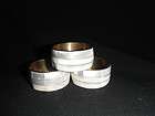Mother of Pearl Styl Napkin Rings   Holders   Pretty 