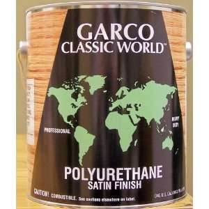  Garco Classic Polyurethane Satin Floor Finish   Gallon 