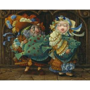 James Christensen   Your Plaice Or Mine Print