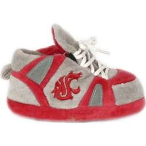  Washington State Cougars Baby Slipper in Red / Grey