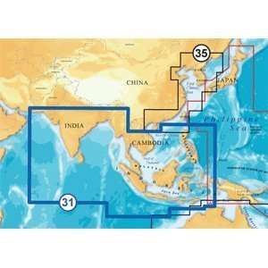  New NAVIONICS GOLD INDIAN OCEAN SOUTH CHINA SEA 31XG/SD 
