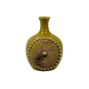 Urban Trends Wheat Circular Accent Ceramic Vase I 78015 / 78016 