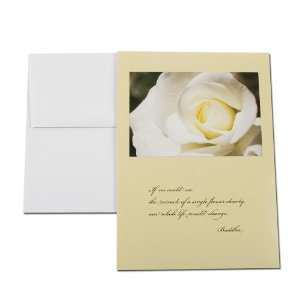  Unfolding Rose (Floral Quote) Birthday Card (5x7) Health 