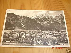 OLD REAL PHOTO POSTCARD FROM HALL IN TIROL AUSTRIA  