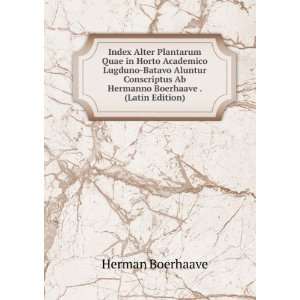   Ab Hermanno Boerhaave . (Latin Edition) Herman Boerhaave Books