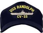 Baseball Cap Navy USS Randolph CV 15 92353
