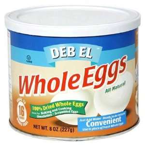  Deb El Whole Eggs, 8 oz, 6 ct (Quantity of 1) Health 
