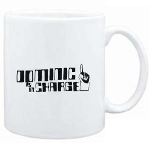  Mug White  Dominic is in charge  Male Names