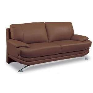   (Color #8016) Edison Global Leather Sofa Living Room