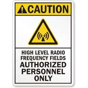  Caution (ANSI) High Level Radio Frequency Fields 