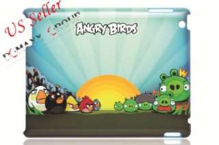 ANGRY BIRD Family Birds Hard Cover Case for Apple iPad 2 iPAD II 