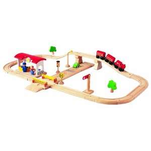  PlanToys Road & Rail Deluxe Play Set Toys & Games