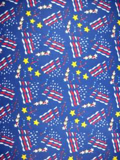 Patriotic Red White Blue Celebrate USA Fabric   BTY  