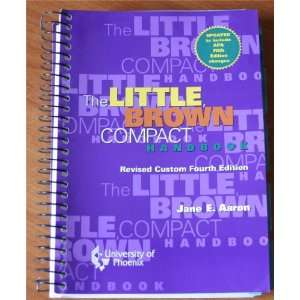   Brown Compact Handbook (University of Phoenix) Jane E. Aaron Books