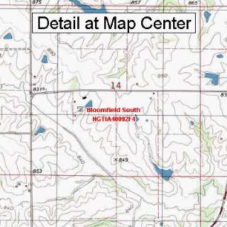   Map   Bloomfield South, Iowa (Folded/Waterproof)