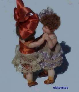 Rare 1928 German Anim. Electric Toy Dance Stage w Dolls  