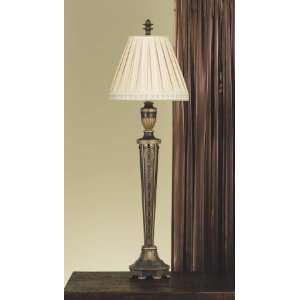 Murray Feiss Basillica Skinny Table Lamp with Astral Bronze Finish