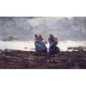     Winslow Homer   32 x 20 inches   Fisherwives