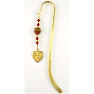 Gold Heart Bookmark