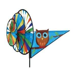  Cute Hoot Triple Wind Spinner   Great Garden Display, Made 
