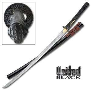  United Black   Shikyo Handmade Samurai Sword 1045 Carbon 
