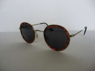   Deadstock Urban Brown Stream Punk Round Sunglasses New Outfitters B168