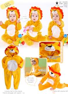   in Korea Lion Character Baby Boy Girl Infant Clothing / ANM 004  