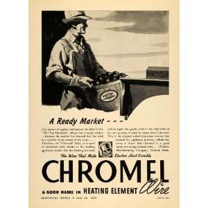  1939 Ad Hoskins Manufacturing Co. Chromel Heating Wire 