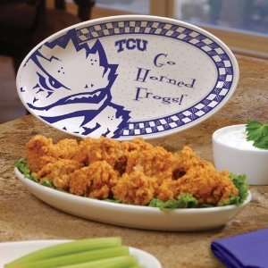    TCU Horned Frogs Gameday Ceramic Platter