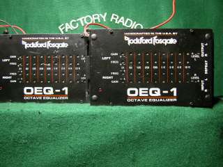 ROCKFORD FOSGATE OEQ 1 OCTAVE EQUALIZER OEQ1  