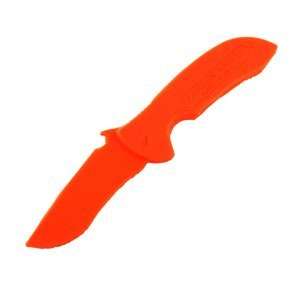   Super Commander Rubber Training Knife, Orange